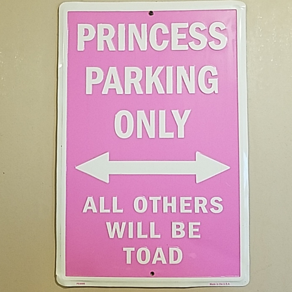 Metal hanging sign